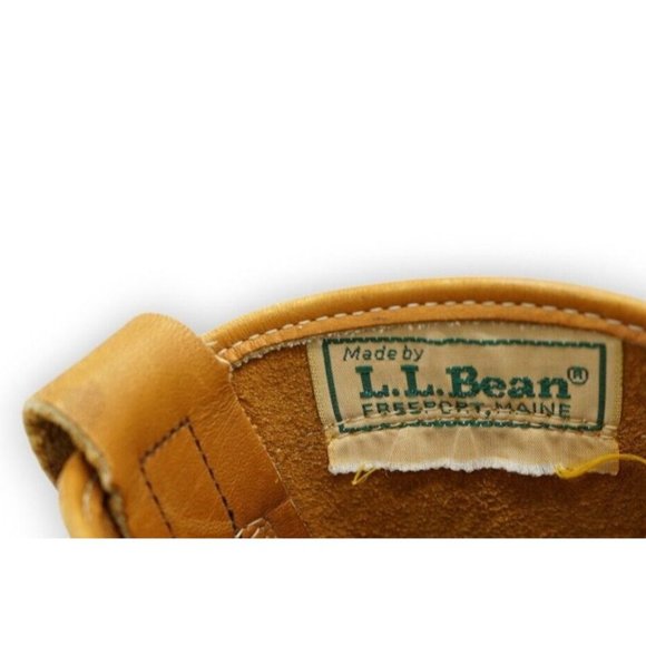 L.L. Bean Maine Hunting Shoe High Top Ankle Boots Women 7 Leather Rubber Lace Up - Picture 9 of 10